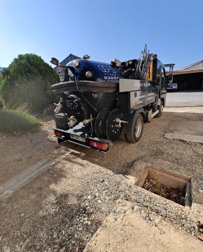Deboucahge gaine fibre pour hydrocurage et pour particulier et entreprise avec OGRS fibre et réseaux à Toulon, Marseille, Nice 2