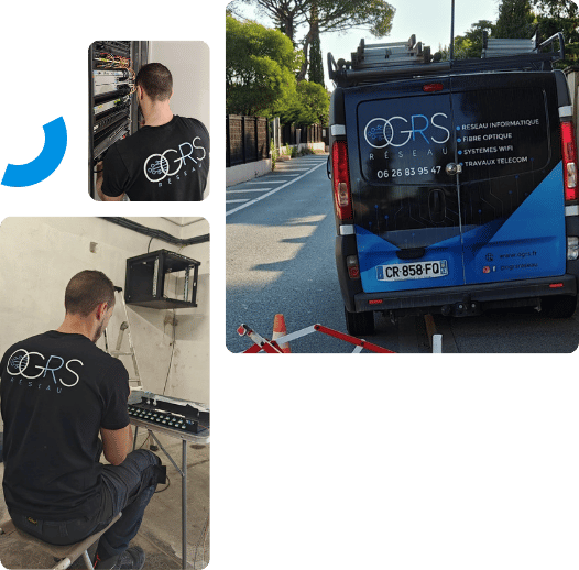 photo de présentation d'ogrs fibre optique et réseaux informatique a toulon et dans la région PACA